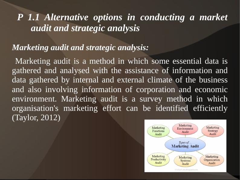 Alternative options in conducting a market audit and strategic analysis_2