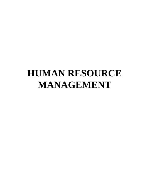 Difference in Personnel Management and Human Resource Management in Posh Nosh ltd : Report_1