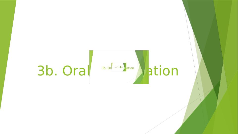 3b Oral presentation - Assignment_1