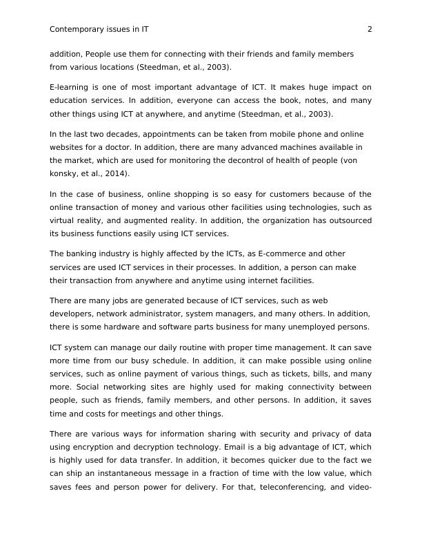 Impacts of ICTs on Business, Society, and Culture | Essay