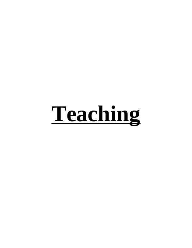 Teaching: National Policies, Legal Framework, and Analysis for 14-19 Learners_1
