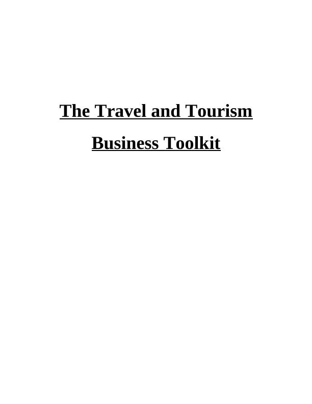 The Travel and Tourism Business Toolkit - Airline Industry_1