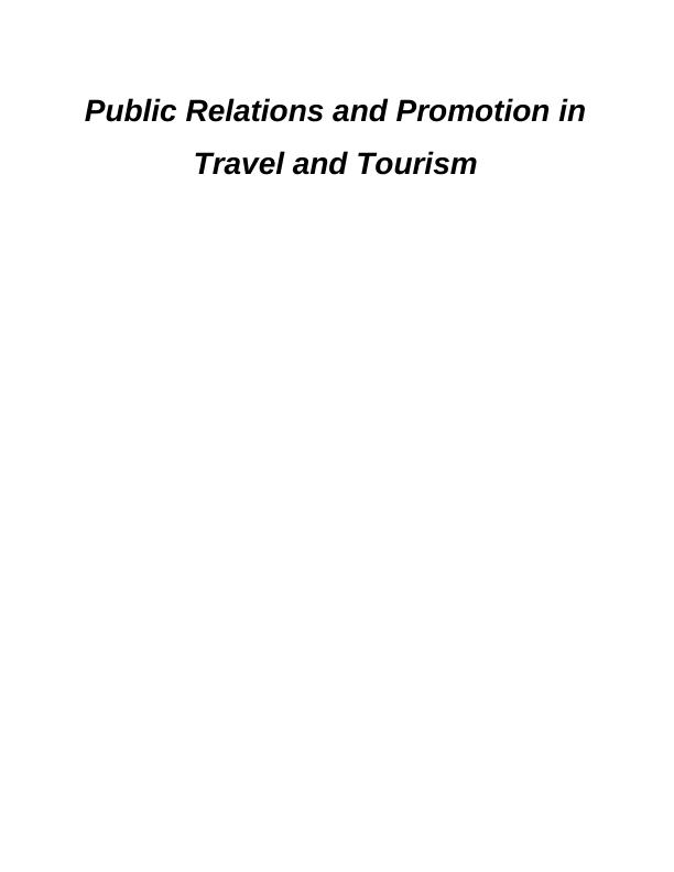 Public Relations and Promotion in Travel and Tourism - PDF_1
