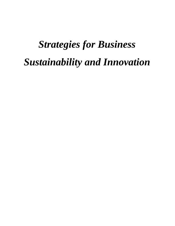 Strategies for Business Sustainability Doc_1