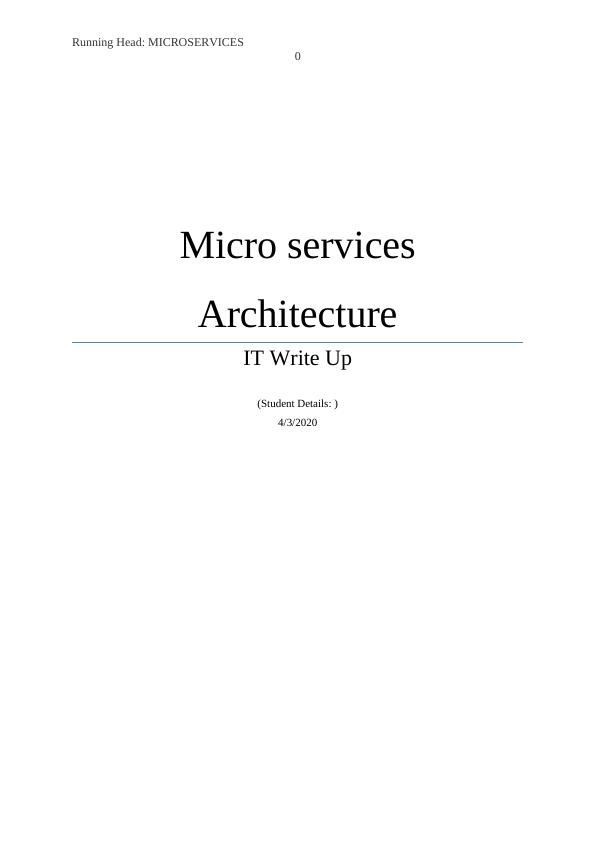 Micro Services Architecture_1