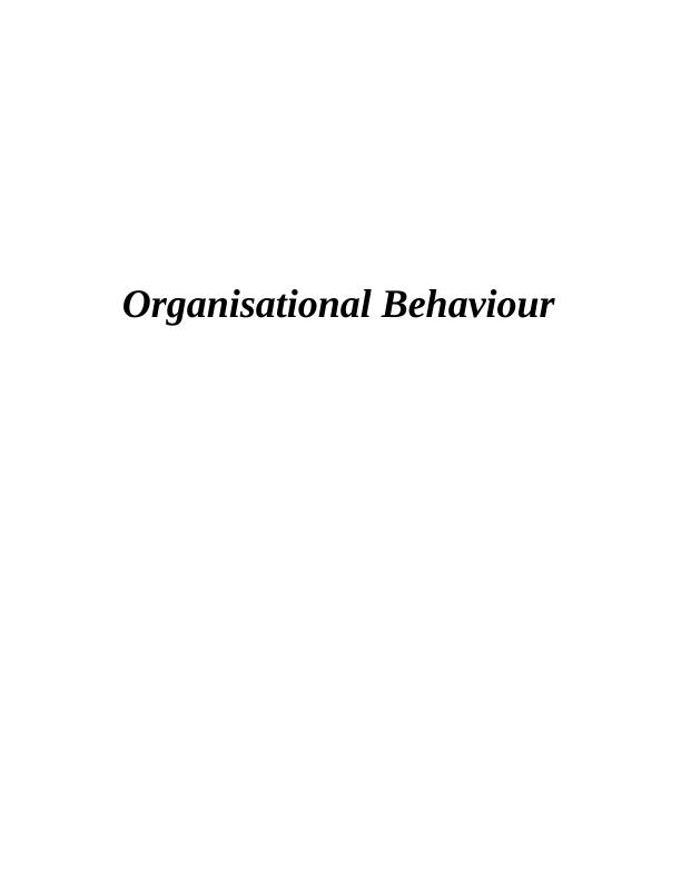 Organisational Behaviour in 4COM PLC_1