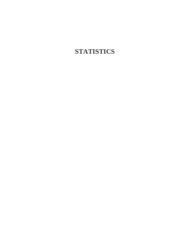 Statistics Assignment - Histogram_1