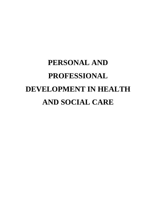 Professional and Personal Development in HSC_1