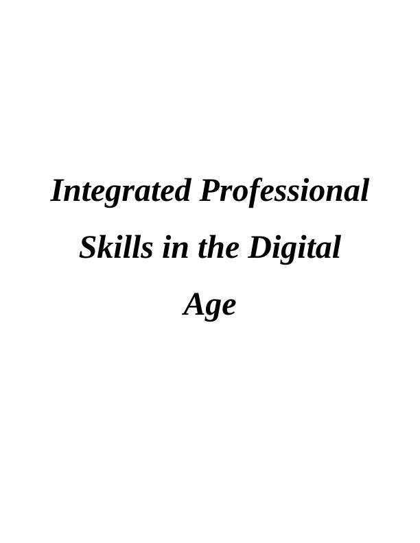 Integrated Professional Skills in the Digital Age_1