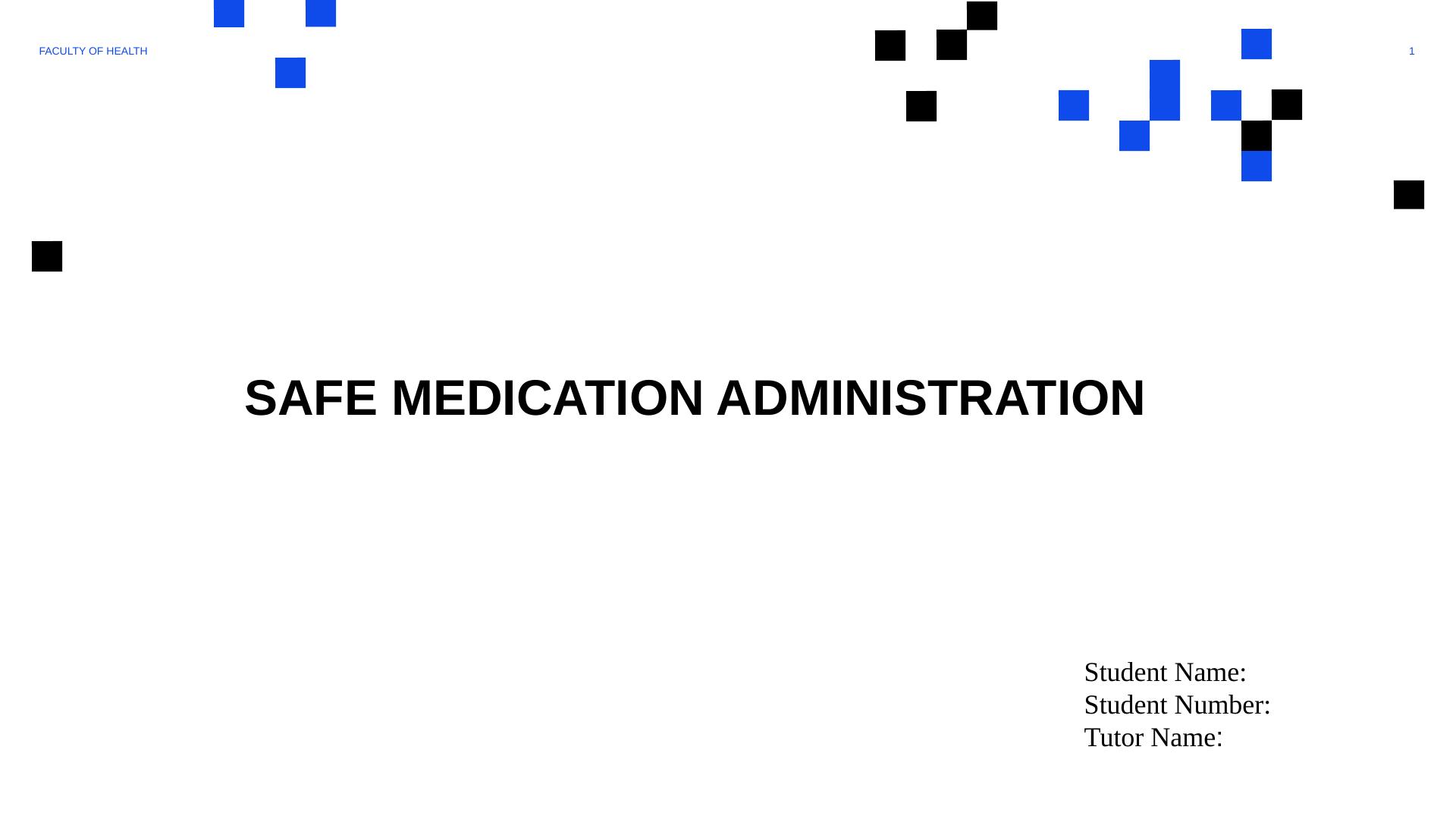 Safe Medication  Administration Assignment 2022_1