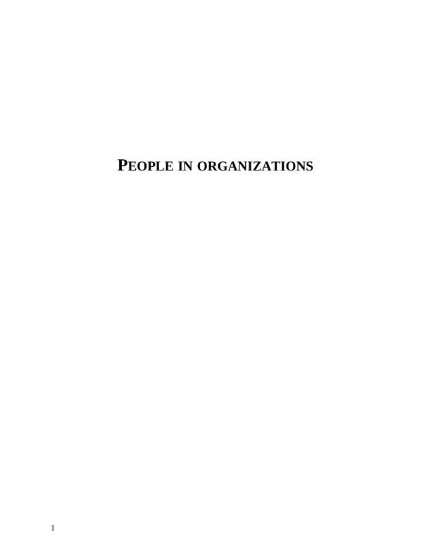 People And Organization Assignment_1