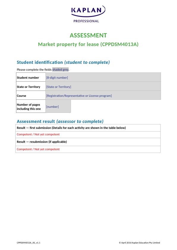 CPPDSM4013A Market Property on Lease Assignment_1