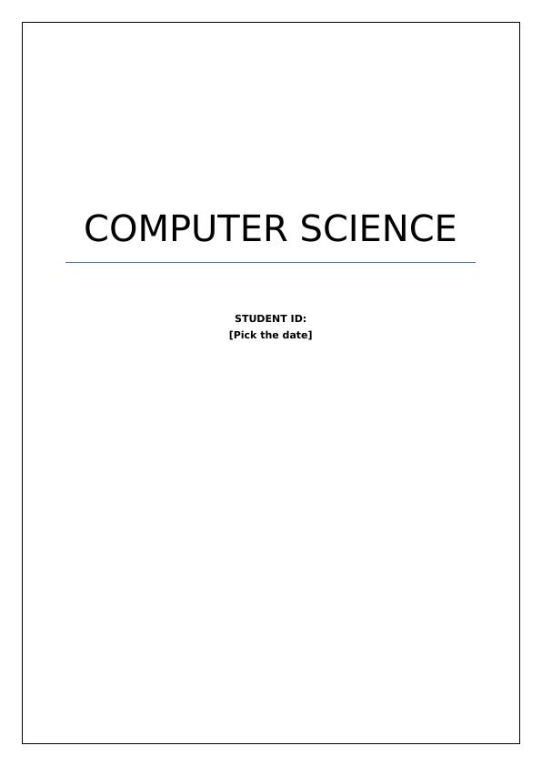 Computer Science Question and Answer 2022_1