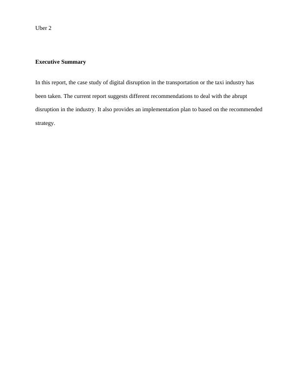 Digital Disruption Assignment UBER_3