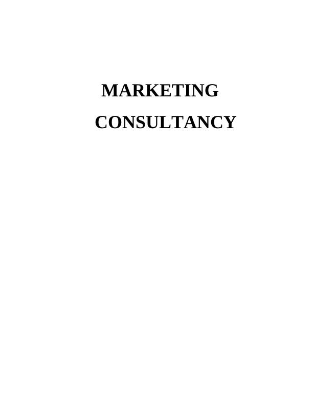 Marketing Consultancy Report_1