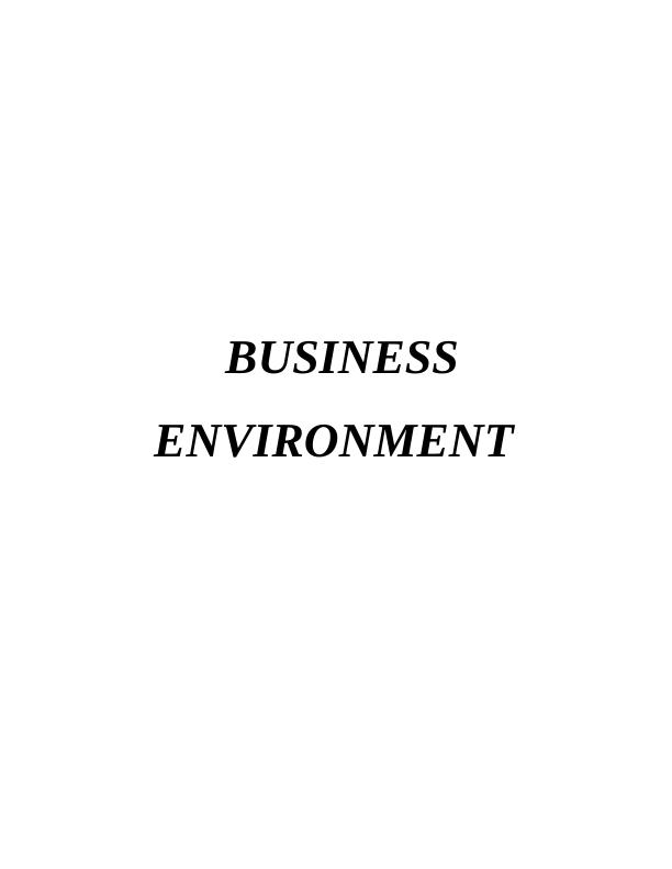Business Environment Report- Nestle_1
