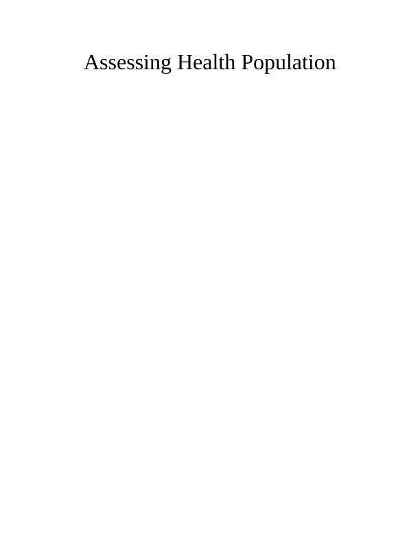 Assessing Health Population_1