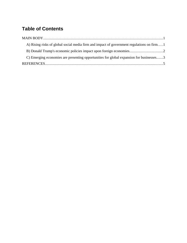 Global Business Environment: PDF_2