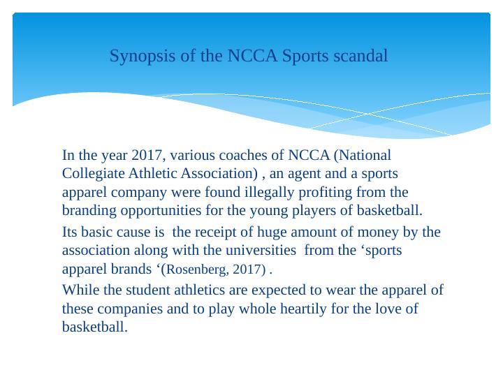 NCCA Sports Scandal: Synopsis, Financial Costs, and Impact on Institution_2