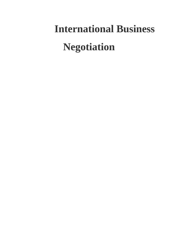International Business Negotiation_1