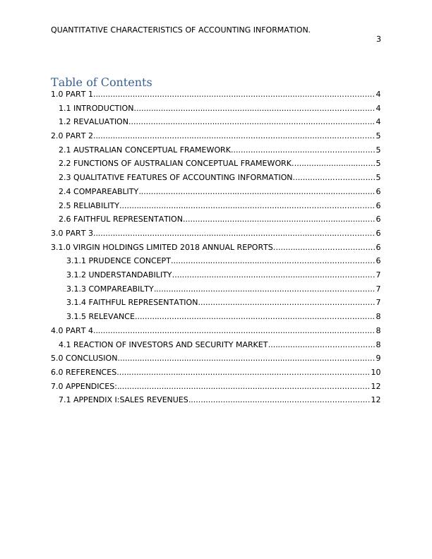 Qualitative Characteristics of Good Accounting Information | Desklib