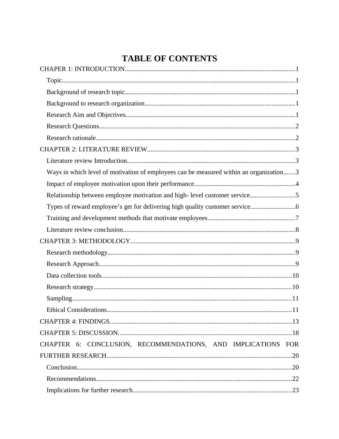 Employee Motivation and Customer Service at Sainsbury's