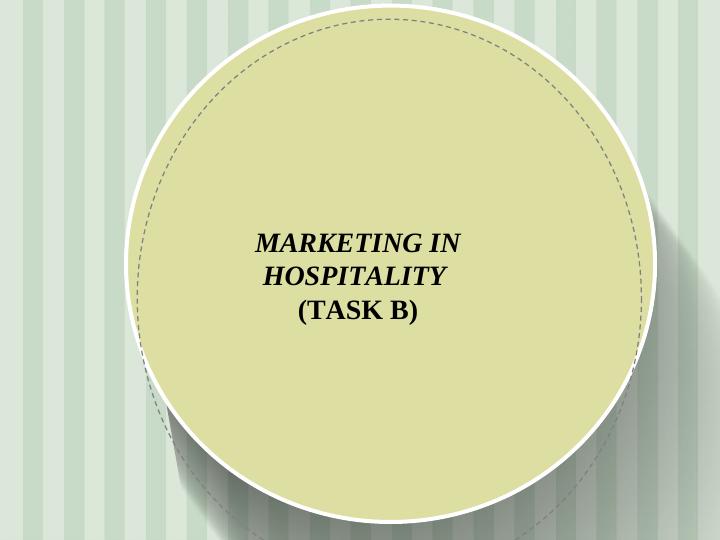 Marketing in Hospitality (Task B)_1