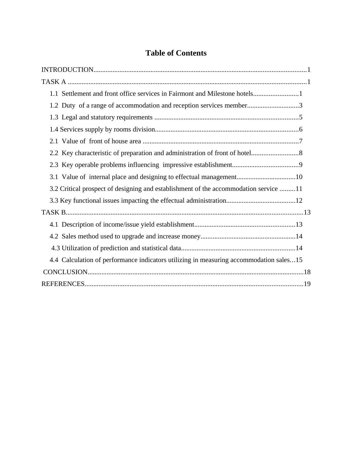 Room Division Operations Management Report_2