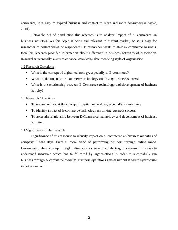 Research Project Assignment - Impact of Digital Technology on E-commerce Business_5
