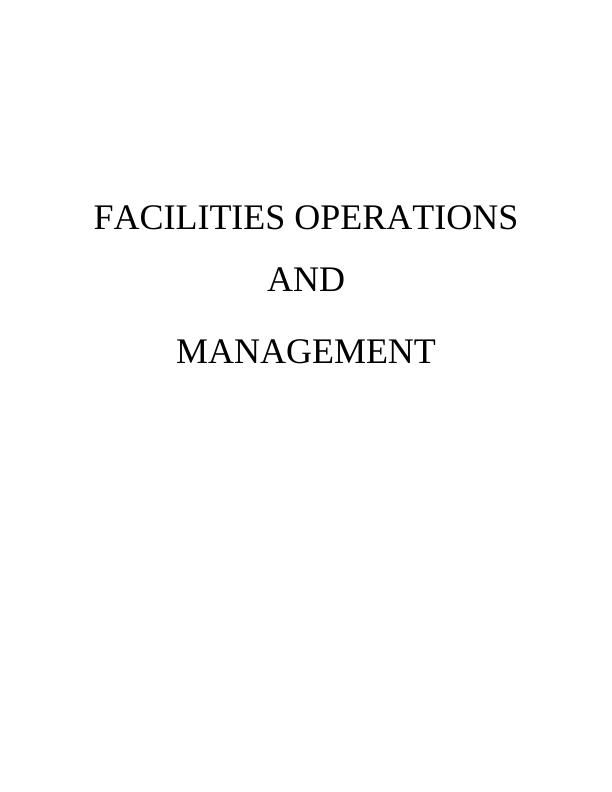 Facilities Operations and Management_1