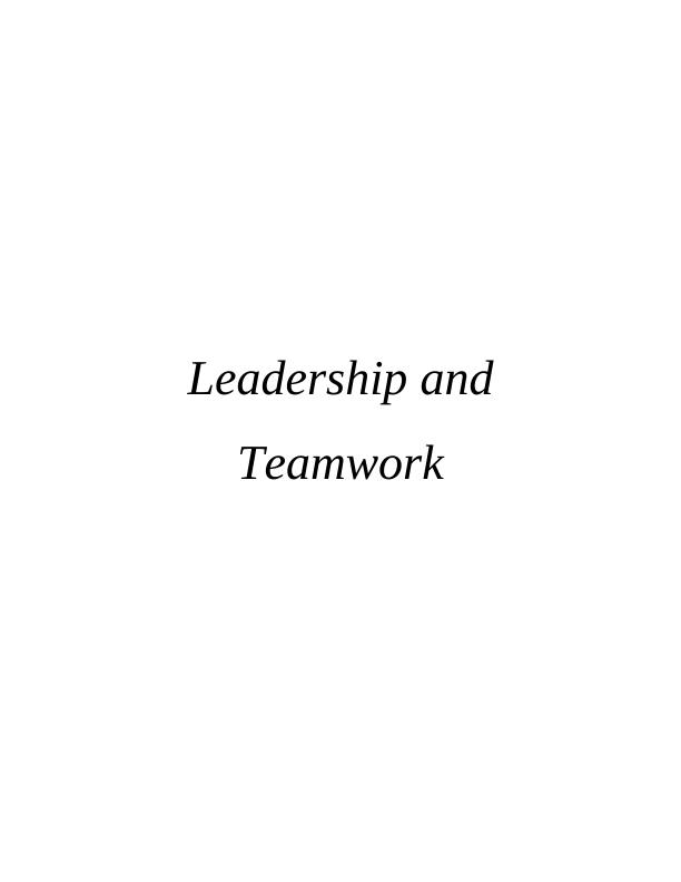 Leadership and Teamwork_1