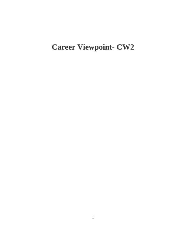 Career Viewpoint- CW2_1