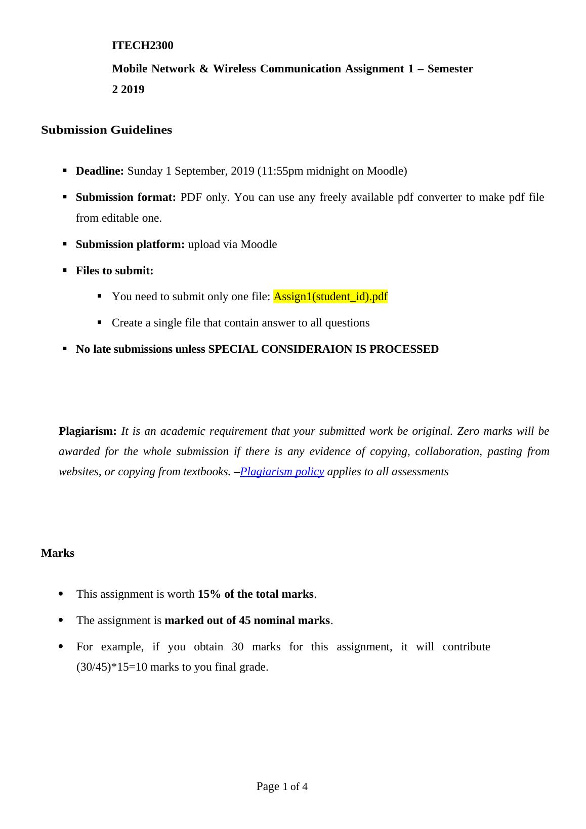 wireless it assignment