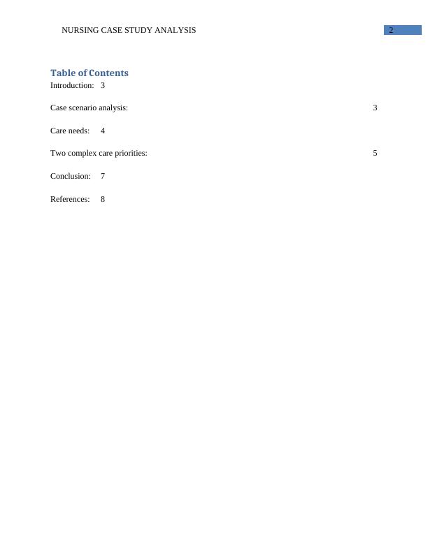 clinical reasoning cycle nursing case study