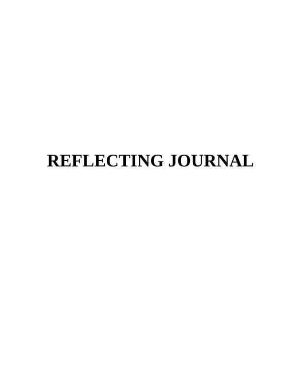 Reflecting Journal on Employability Skills_1