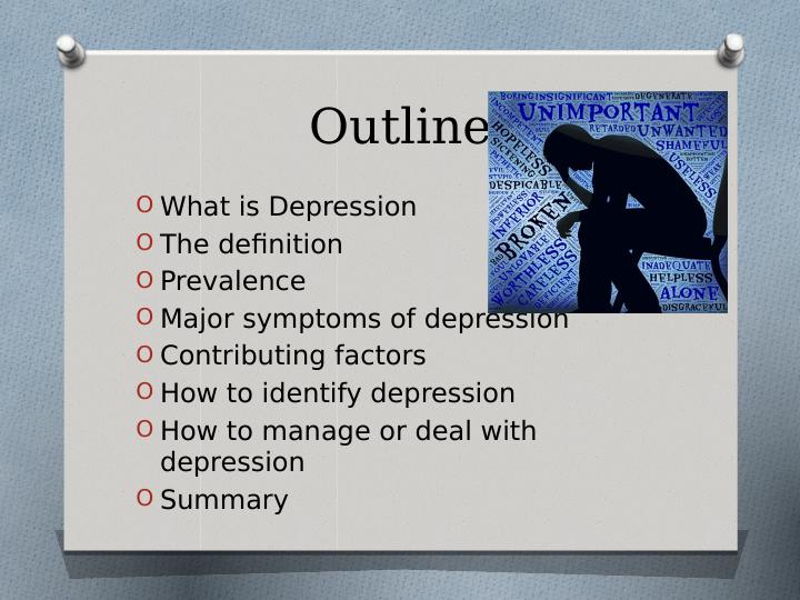 Depression the Psychological Disorder Presentation 2022_2