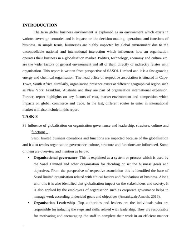 Influence of Globalisation on Organisation Governance and Leadership_3
