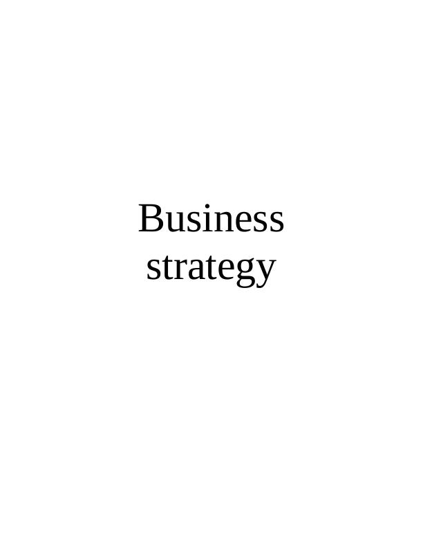 Business Strategy  -  Tesla Assignment_1