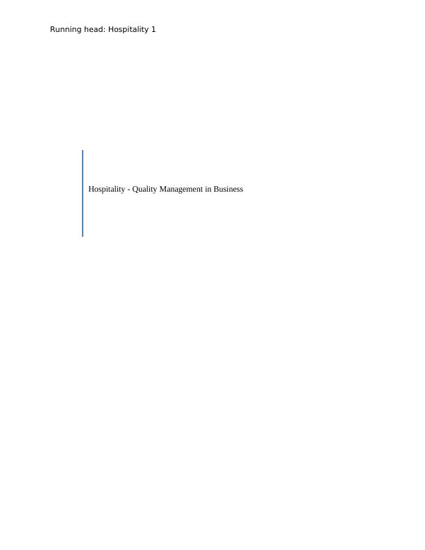 (PDF) Quality Management in Tourism and Hospitality_1