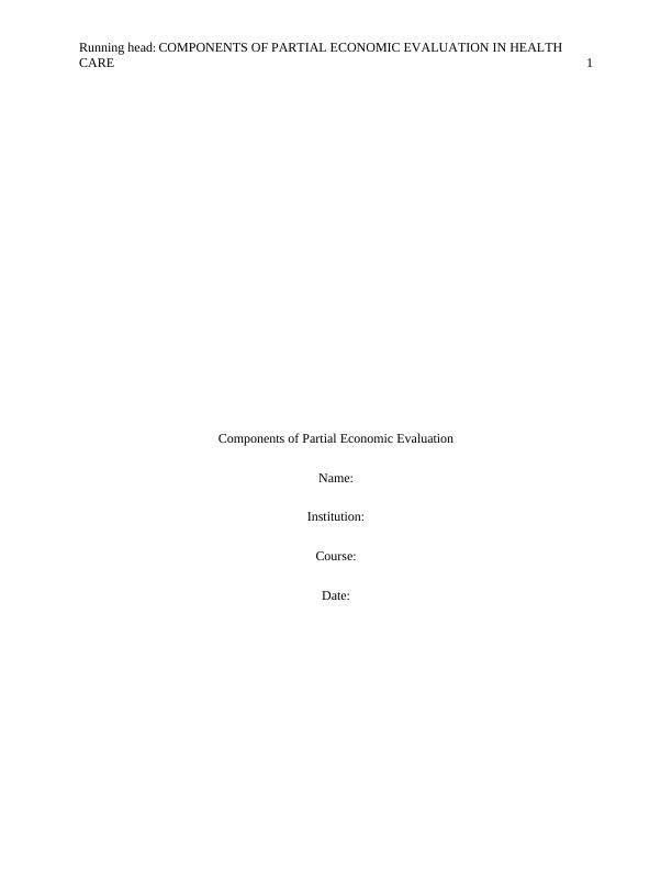 Components of Partial Economic Evaluation_1