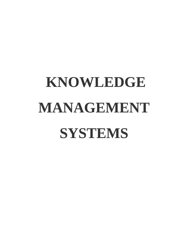 case study knowledge management system