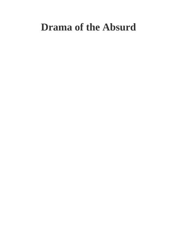 Theatre of the Absurd - PDF_1