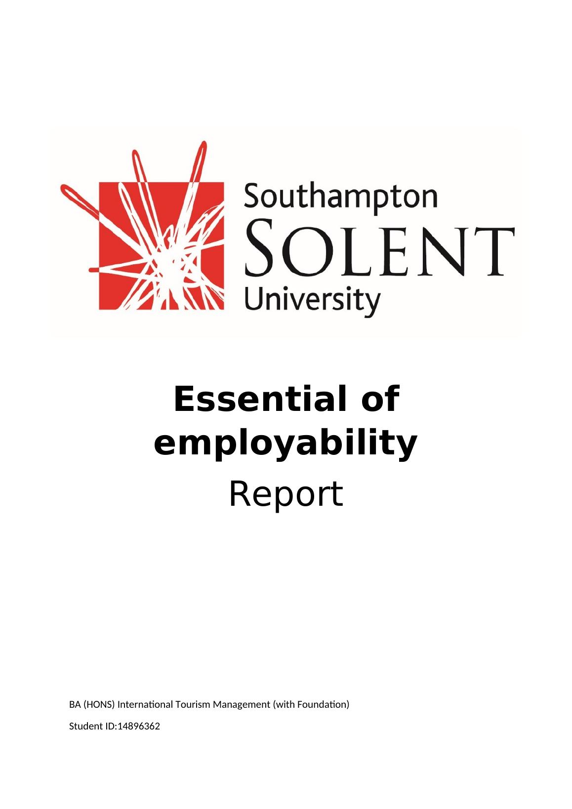 Essential Of Employability Report_1