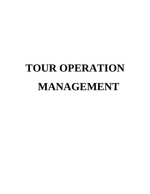 Tour Operator's Management Introduction 3 TASK 14 P_1