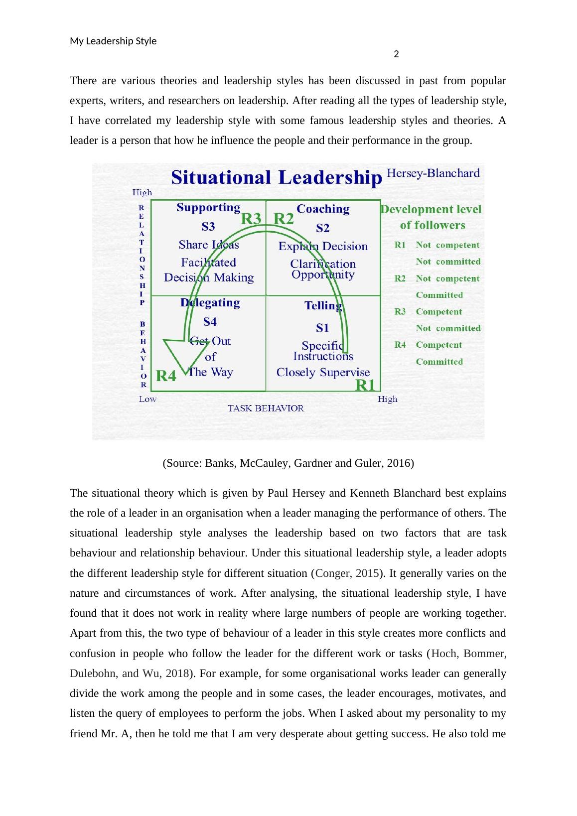 My Leadership Style: Reflective Essay_3