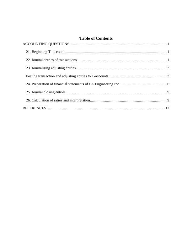 Financial Accounting Assignment - (Doc)_2