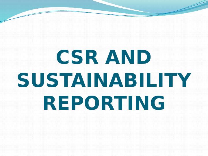 CSR and Sustainability Reporting_1