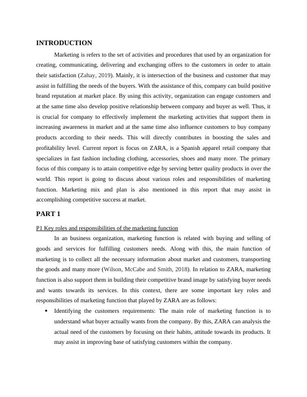 Roles and Responsibilities of Marketing Function in ZARA_3