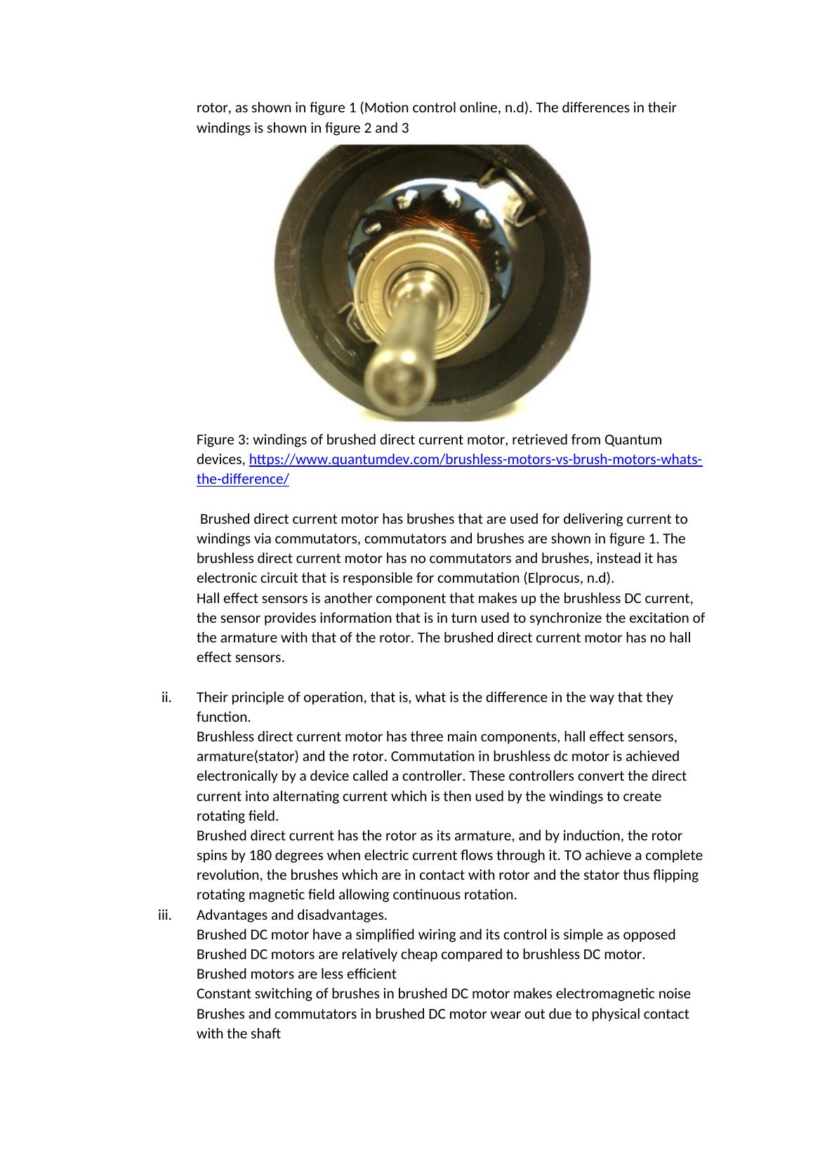 Comparison between Brushless DC Motors and Brushed DC Motors