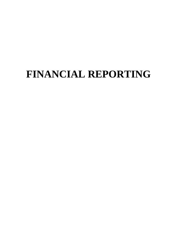 Financial Reporting Assignment - Rita Plc_1